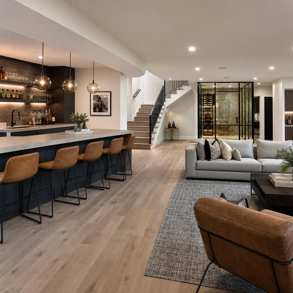 Luxury Finished Basement